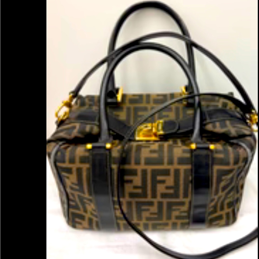 Fendi zucca shoulder bag